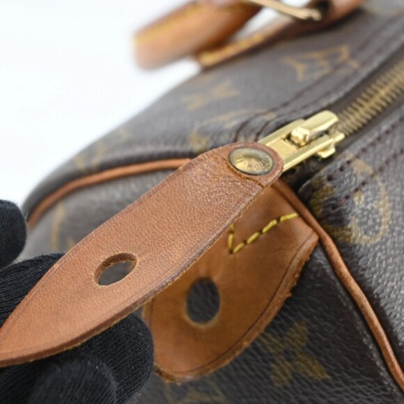LOUIS VUITTON Monogram Speedy 25 Hand Bag bsj870-102125 - Picture 7 of 16